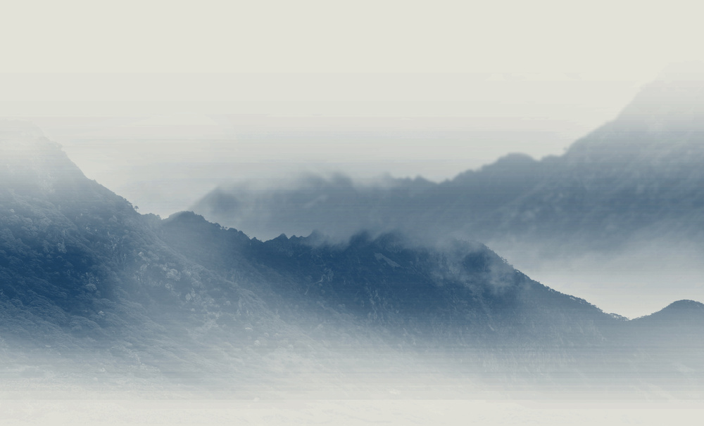 Chinese style ink scenery
