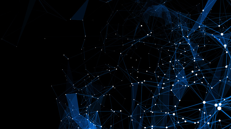 Technology lines, the future of science and technology, teamwork