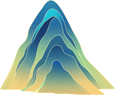 山水国潮插画-山6