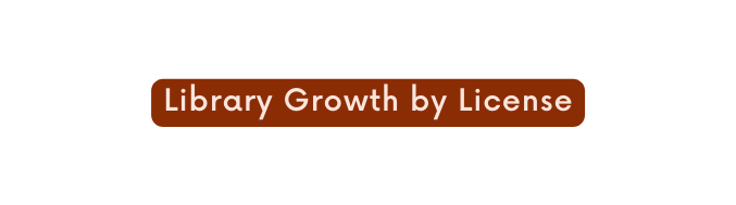Library Growth by License