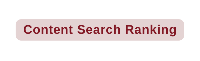 Content Search Ranking