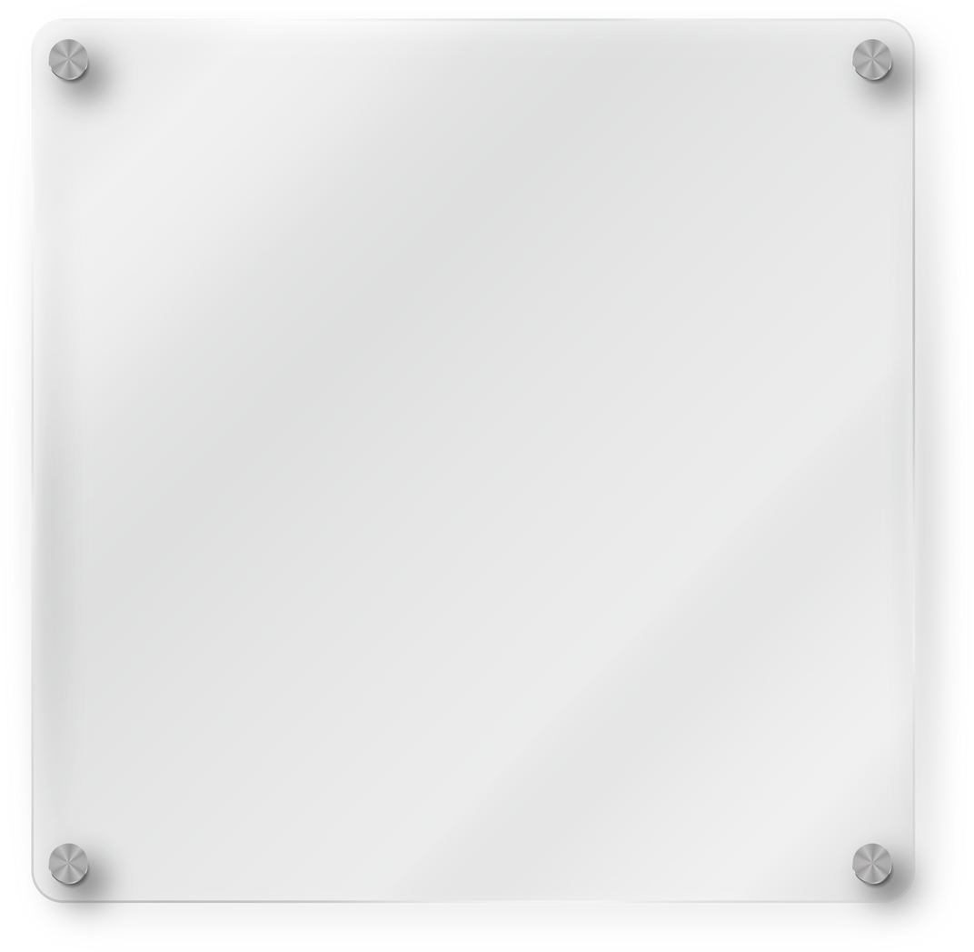 Transparent Flass Frame