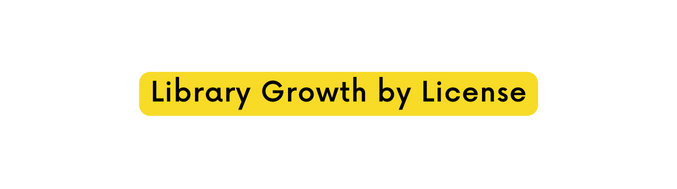 Library Growth by License