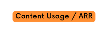 Content Usage ARR