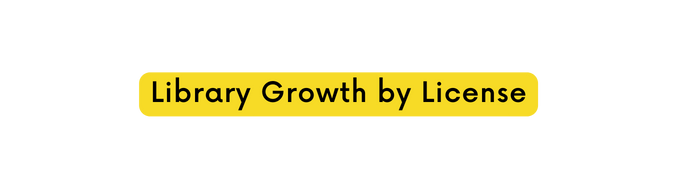 Library Growth by License