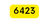 6423
