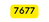 7677