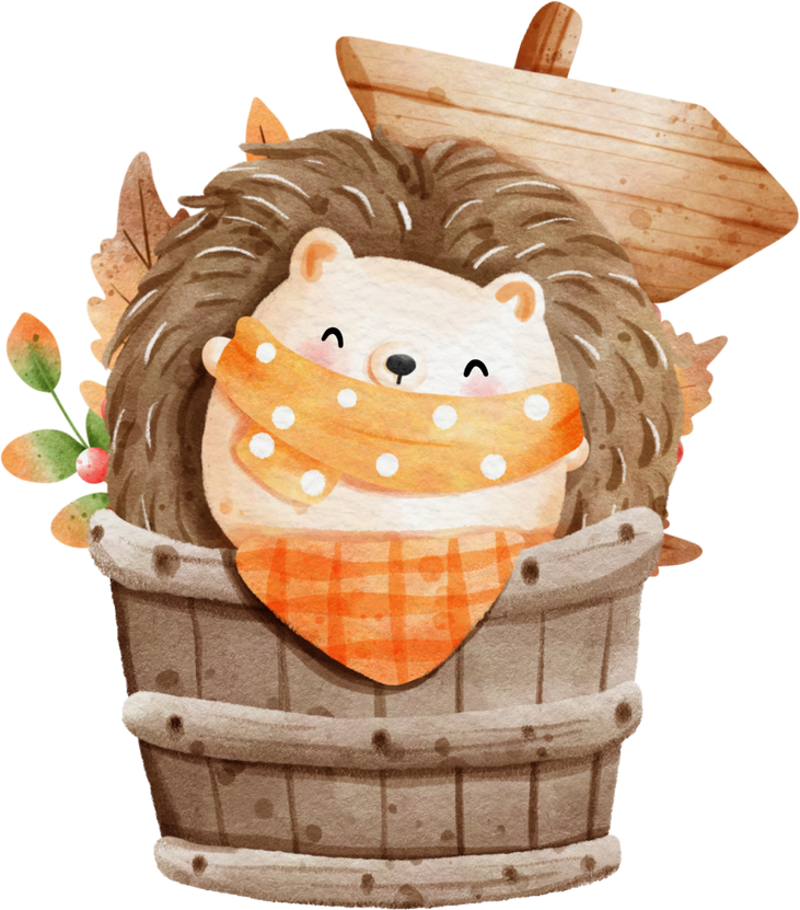 autumn hedgehog