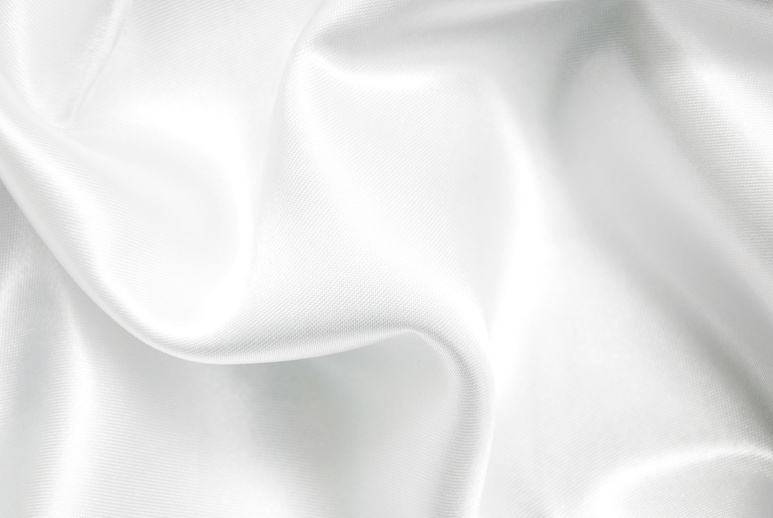 White silk background