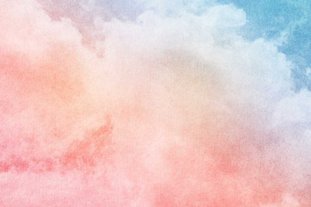 artistic sky and cloud with gradient color